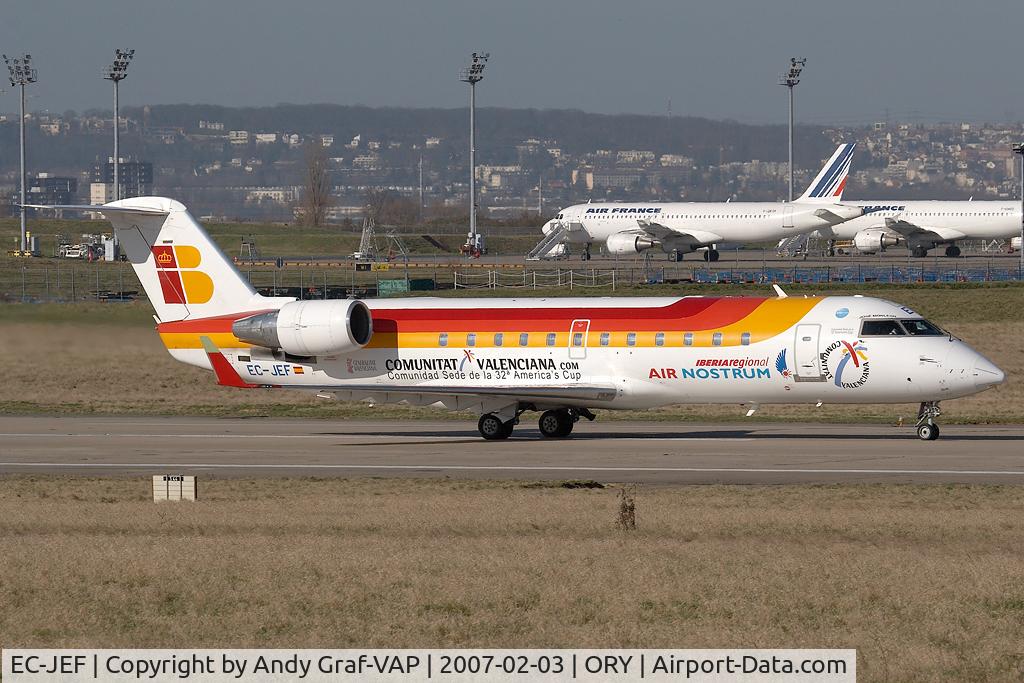 EC-JEF, 2005 Bombardier CRJ-200ER (CL-600-2B19) C/N 8008, Air Nostrum CRJ