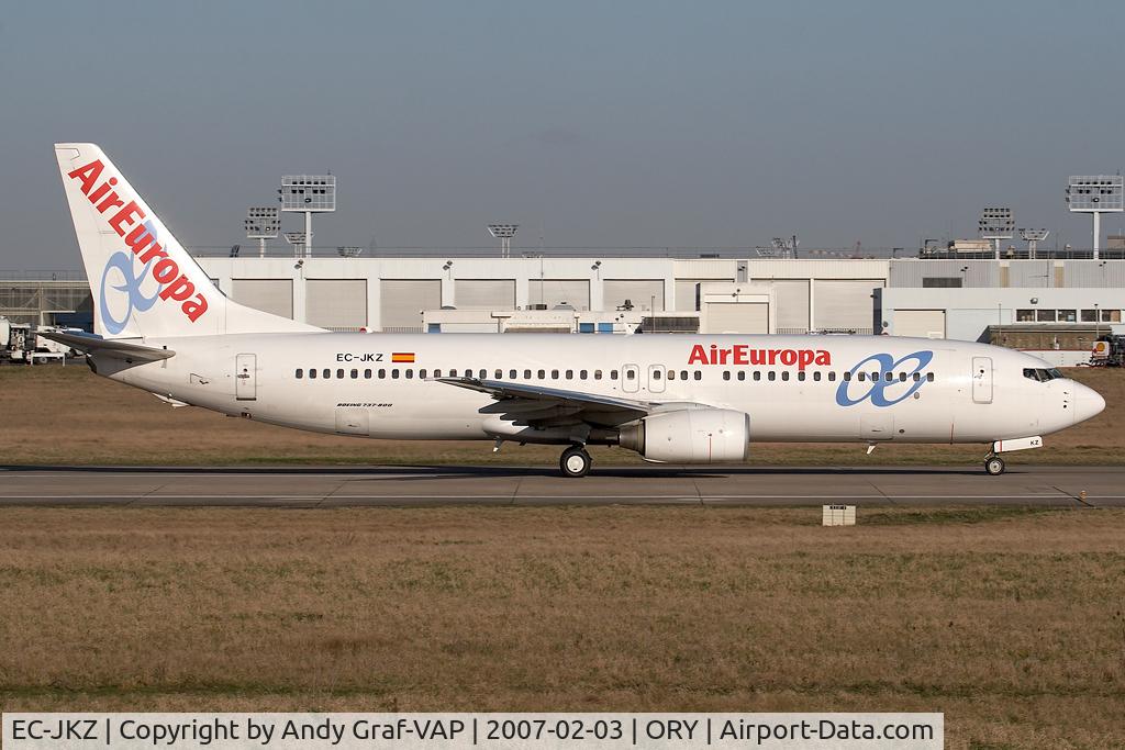 EC-JKZ, 2005 Boeing 737-86N C/N 34251, Air Europa 737-800