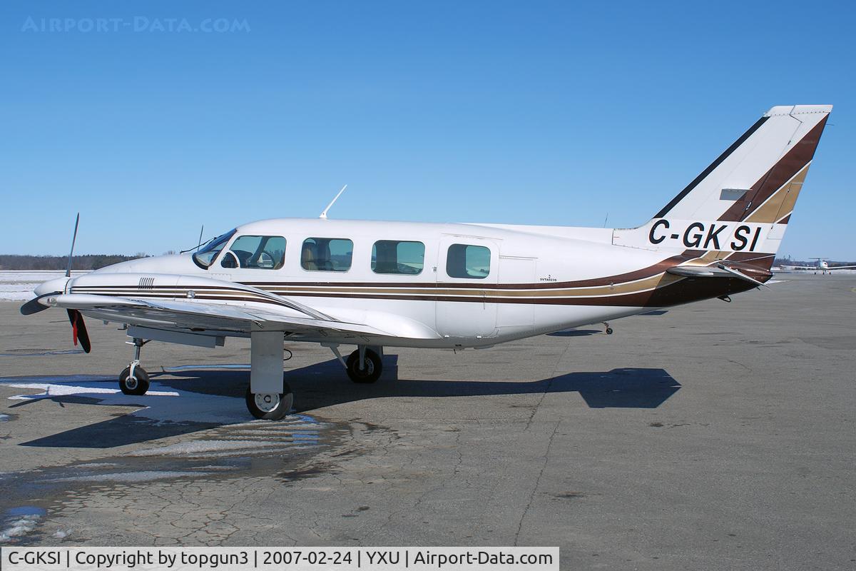C-GKSI, 1979 Piper PA-31T Cheyenne C/N 31-7912008, Parked at ESSO ramp.