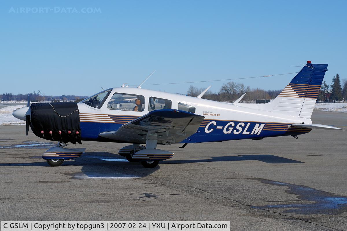 C-GSLM, 1976 Piper PA-28-181 C/N 28-7690334, Parked at Ramp III