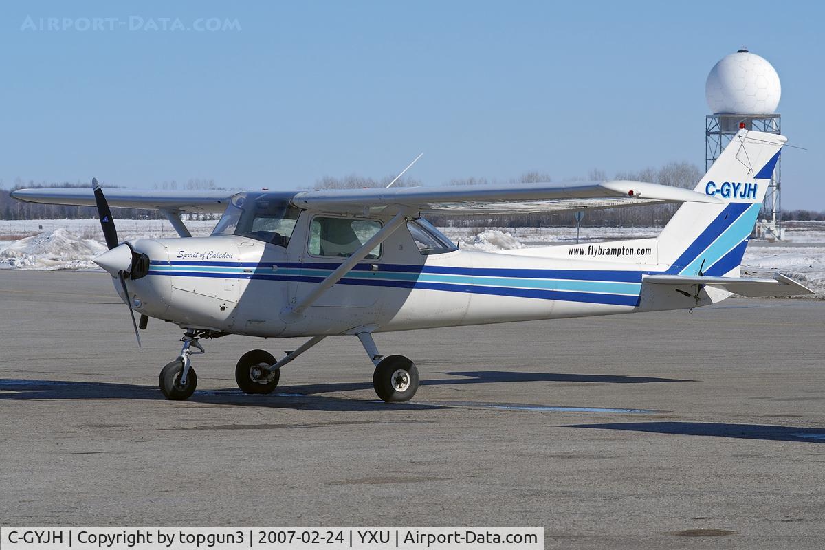 C-GYJH, 1977 Cessna 152 C/N 15279542, Parked at Ramp III