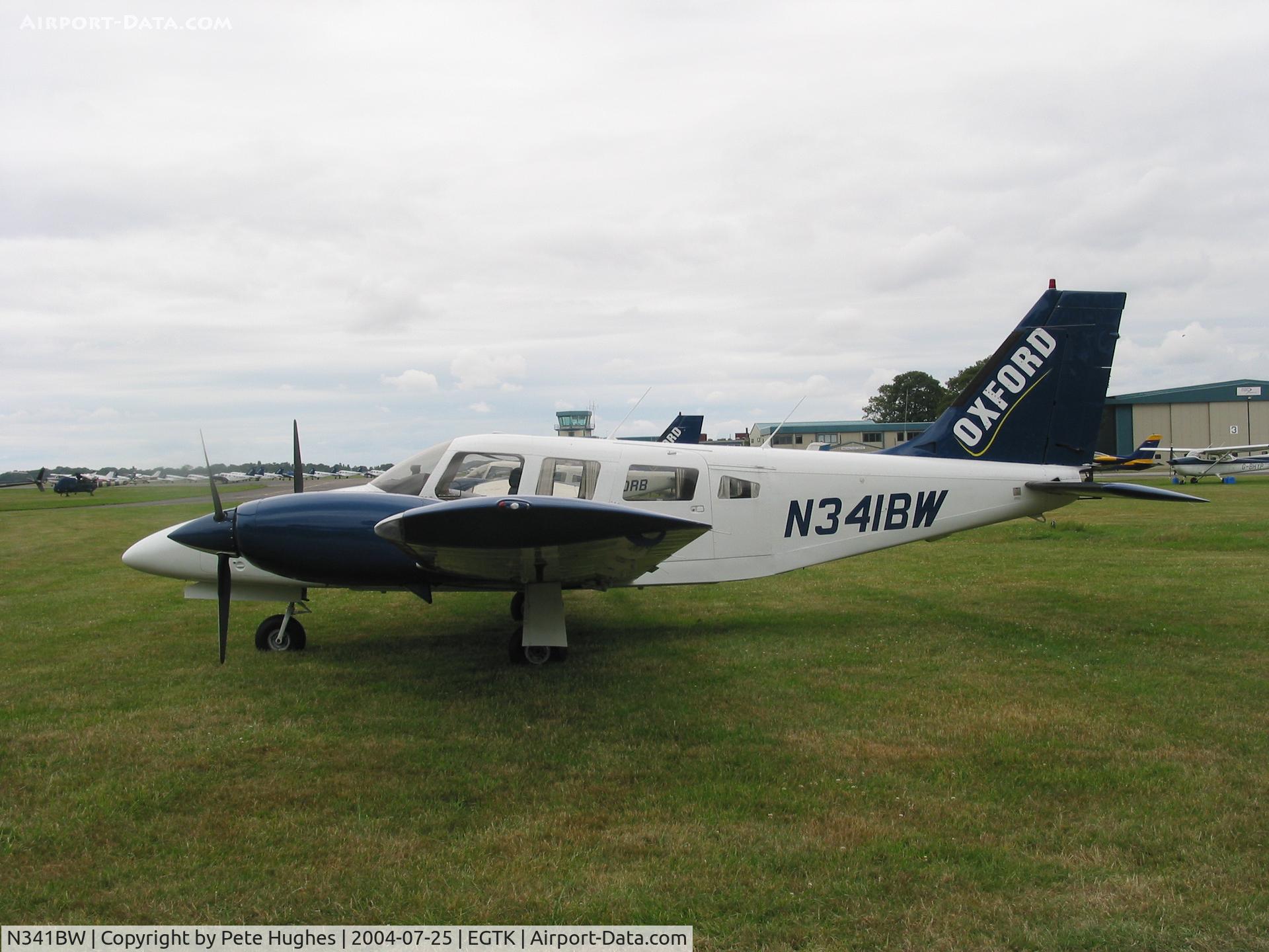 N341BW, 1983 Piper PA-34-220T Seneca III C/N 34-8333058, Kidlington Oxford Airport UK