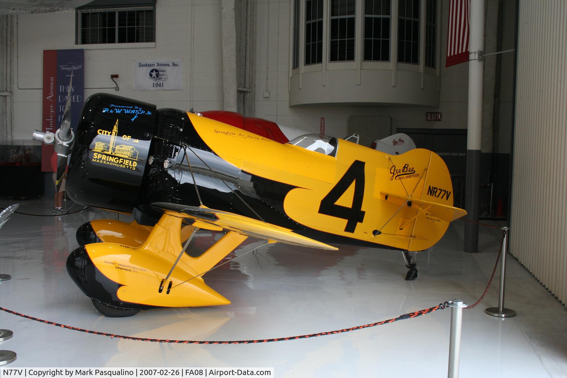 N77V, 1996 Granville Brothers Gee Bee Z-1 Replica C/N T4, Gee Bee Z