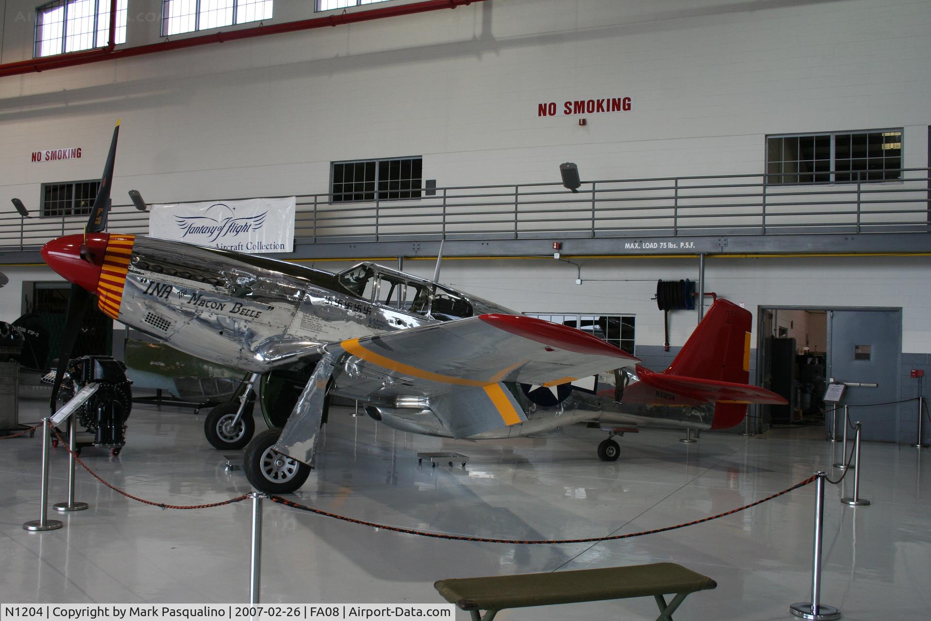 N1204, 1944 North American P-51C Mustang C/N 103-26385, North American P-51C