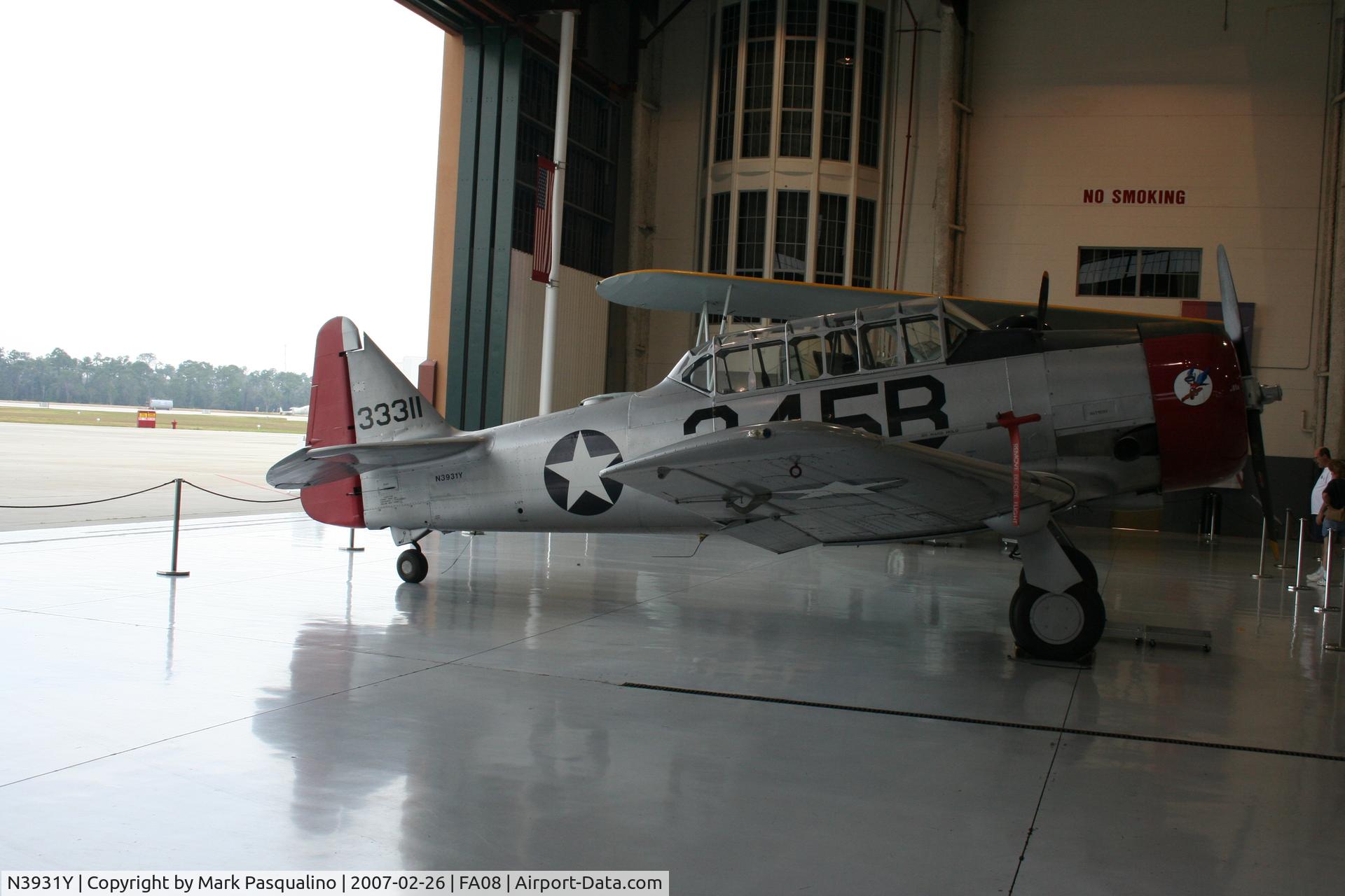 N3931Y, North American T-6G Texan C/N 168-415, North American AT-6