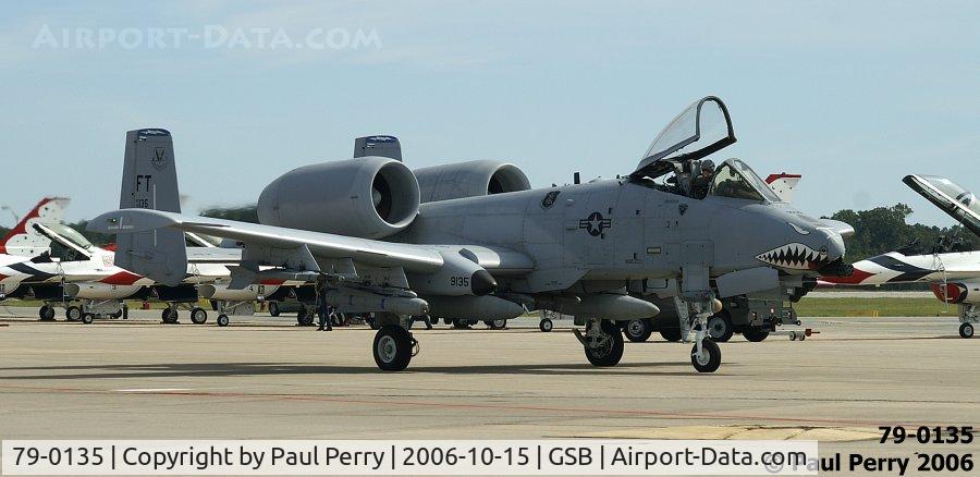 79-0135, 1979 Fairchild Republic A-10C Thunderbolt II C/N A10-0399, Not really sleek, but certainly a stunner