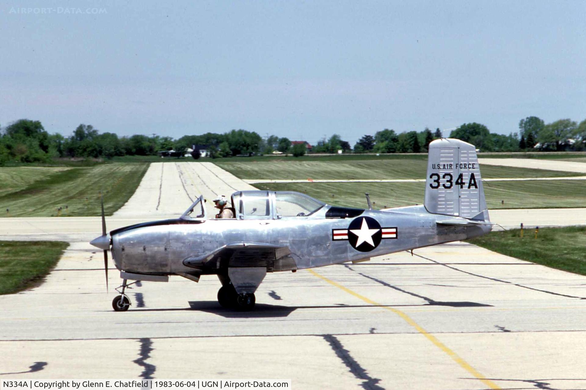 N334A, 1953 Beech (CCF) T-34A (A45) Mentor C/N CCF34-124, T-34A 53-3363