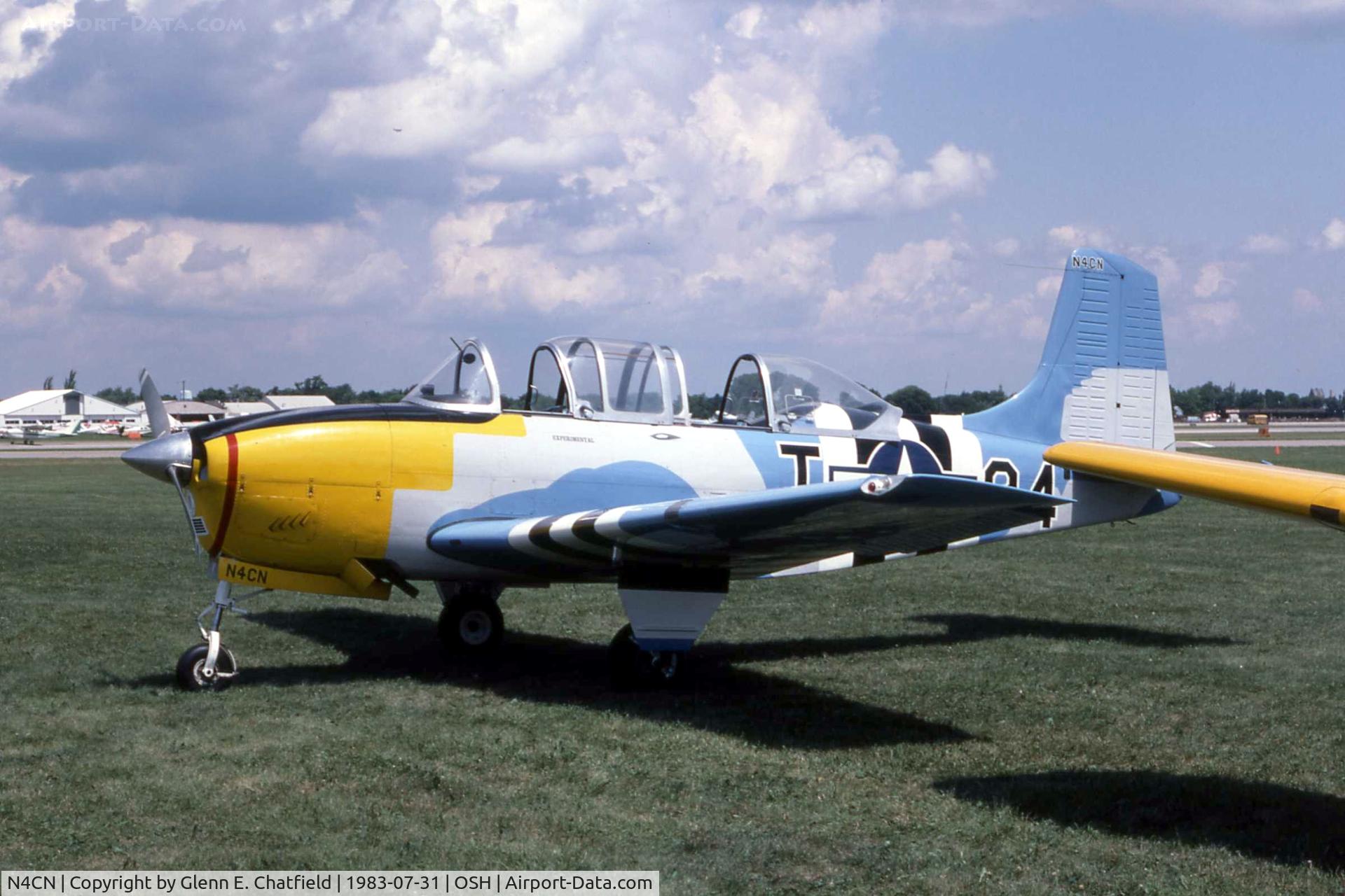 N4CN, 1956 Beech T-34A (A45) Mentor C/N G-148, T-34A 53-3387 prior to engine change