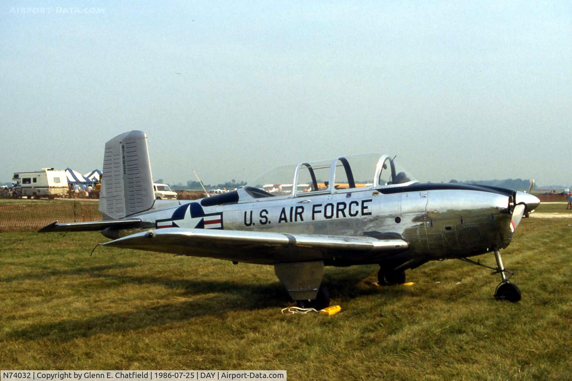 N74032, 1961 Beech A45 C/N G-828, T-34A 55-0271