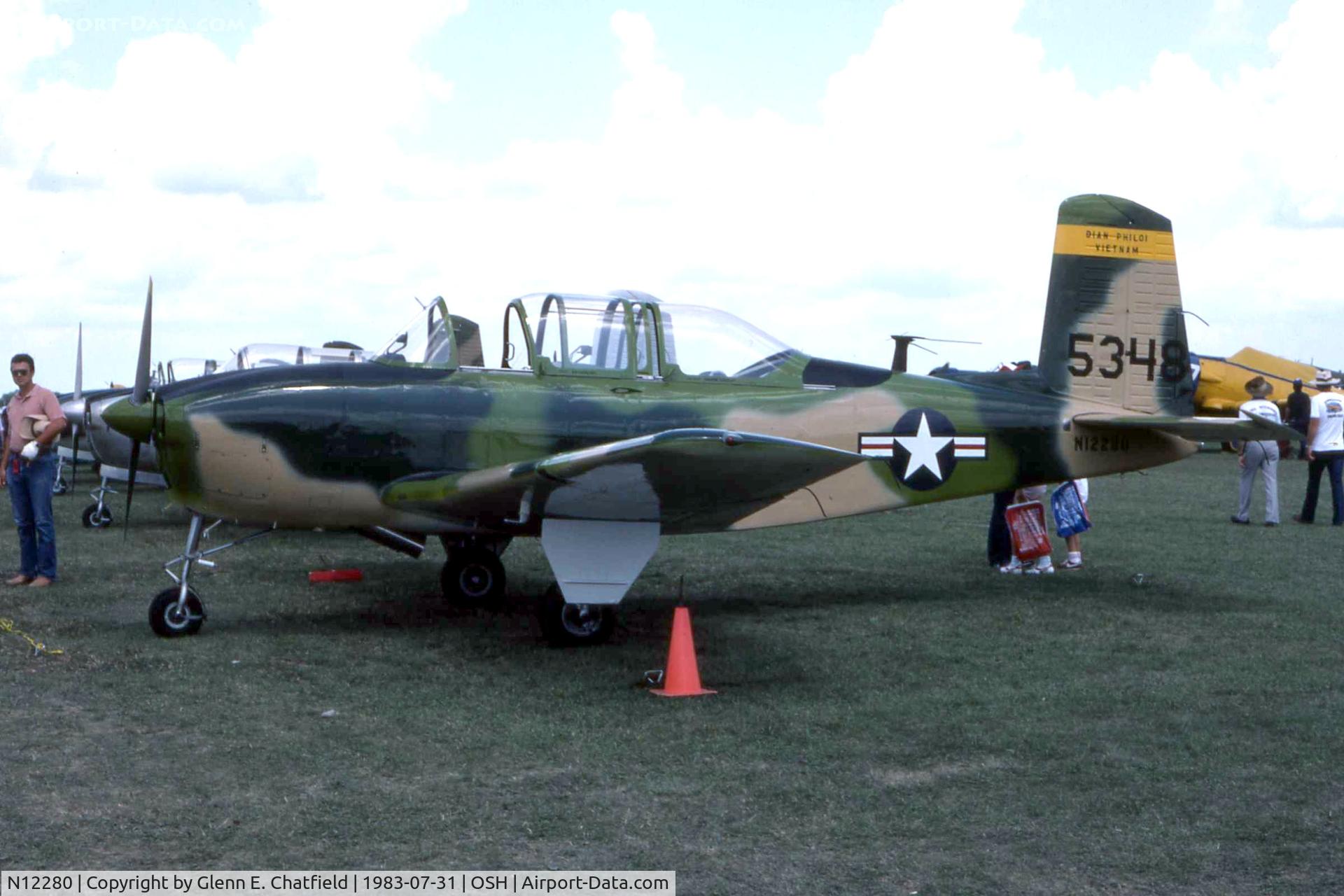 N12280, 1953 Beech Beech T-34A (A45) Mentor C/N G-287, ex-N12280, now N287JT