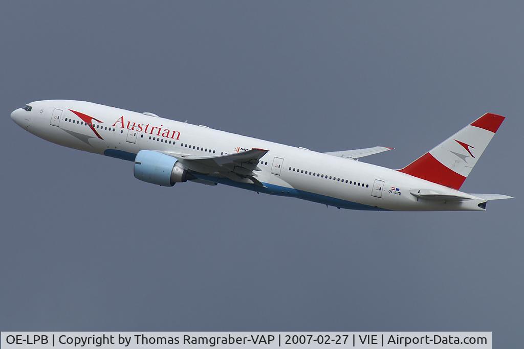 OE-LPB, 1998 Boeing 777-2Z9/ER C/N 28699, Austrian Airlines Boeing 777-200