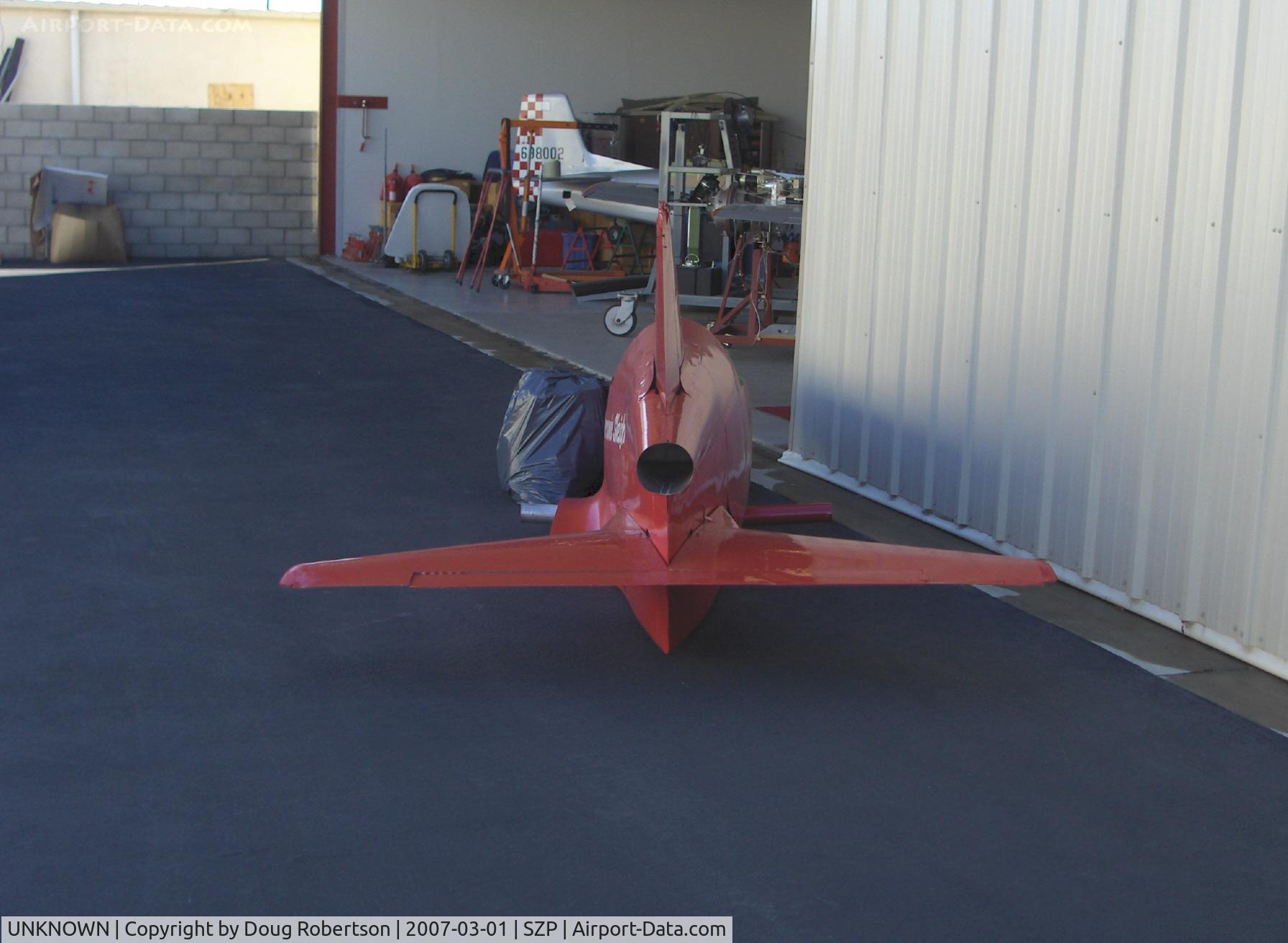 UNKNOWN, , Bede BD-5J MICRO jet, Microturbo TRS 18 202 lb. st., 'Santa's Supersonic Sleigh', disassembled showing jet thrust nozzle