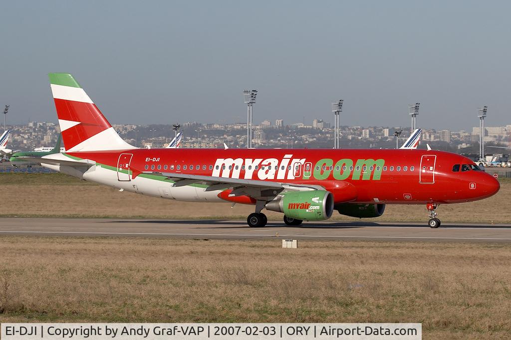 EI-DJI, 2002 Airbus A320-214 C/N 1757, MyAir A320