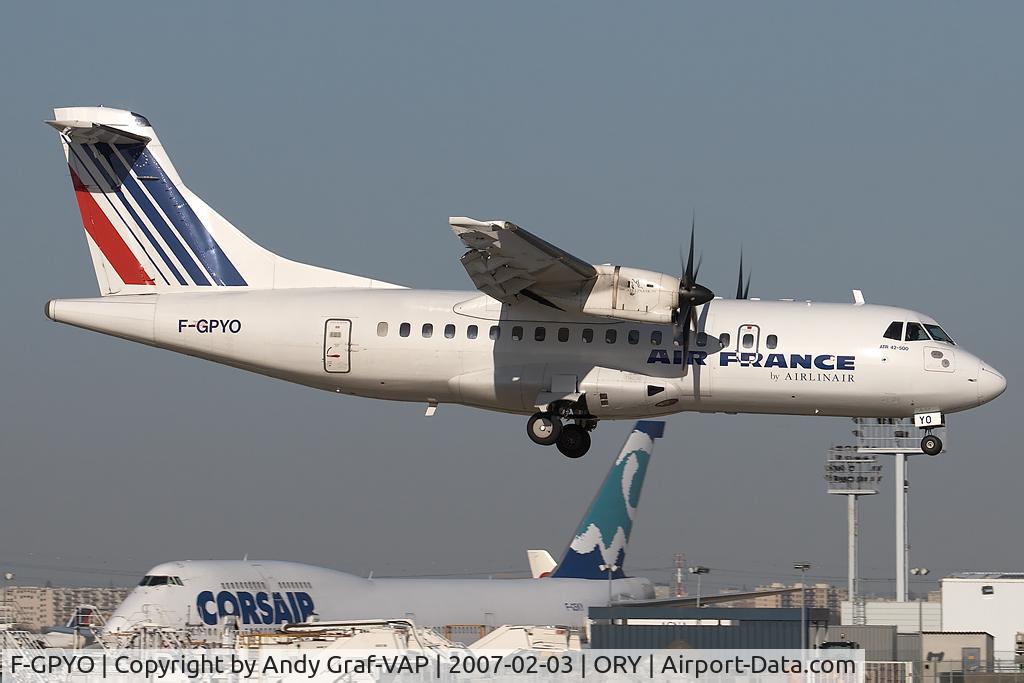 F-GPYO, 1997 ATR 42-500 C/N 544, Air France ATR42