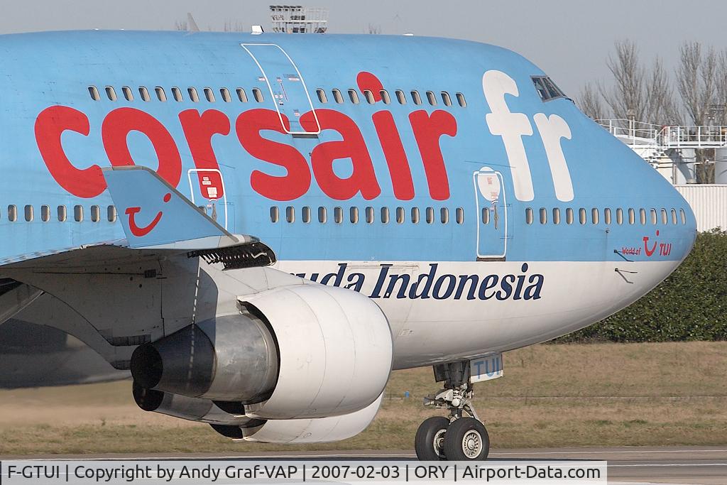 F-GTUI, 1992 Boeing 747-422 C/N 26875, Corsair 747-400