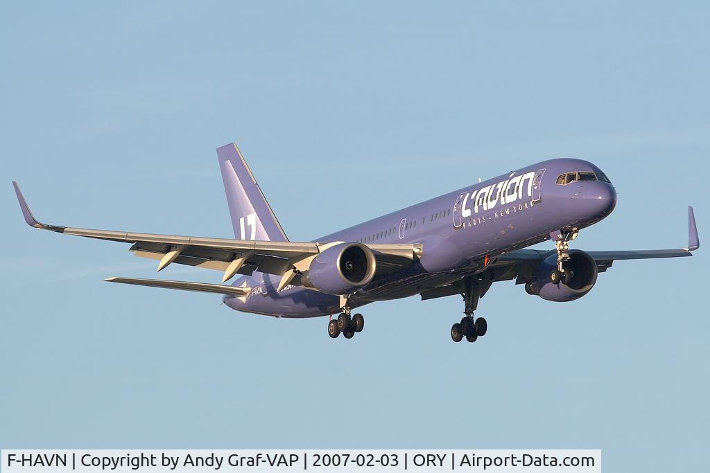 F-HAVN, 1991 Boeing 757-230 C/N 25140, Lavion 757-200