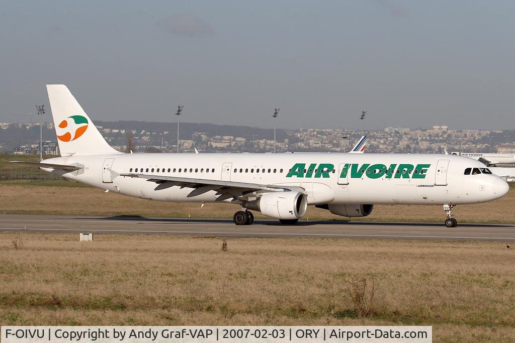 F-OIVU, 1999 Airbus A321-211 C/N 1017, Air Ivoire A321