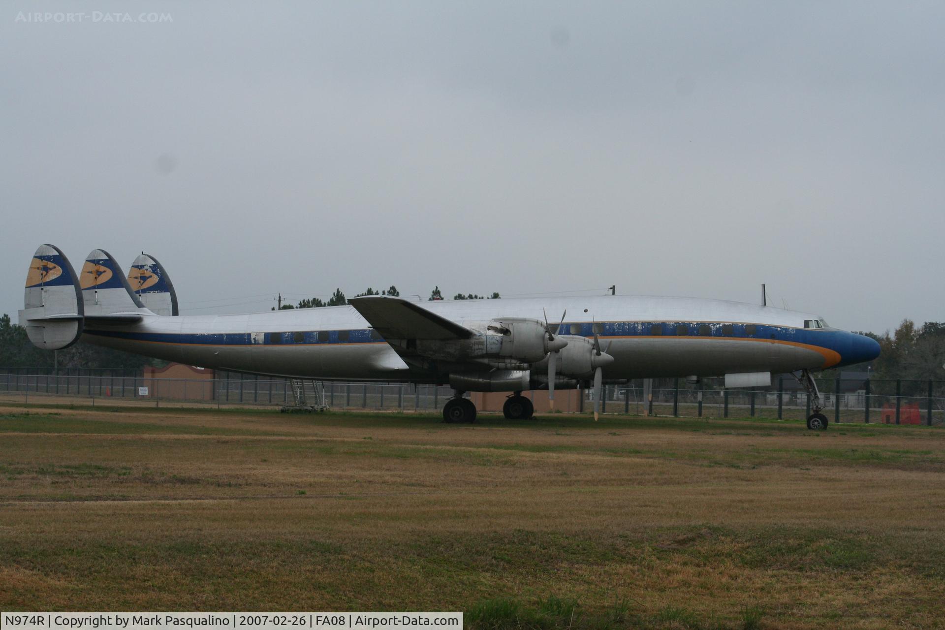 N974R, 1957 Lockheed L-1649A-98 Starliner C/N 1040, Lockheed L-1649A