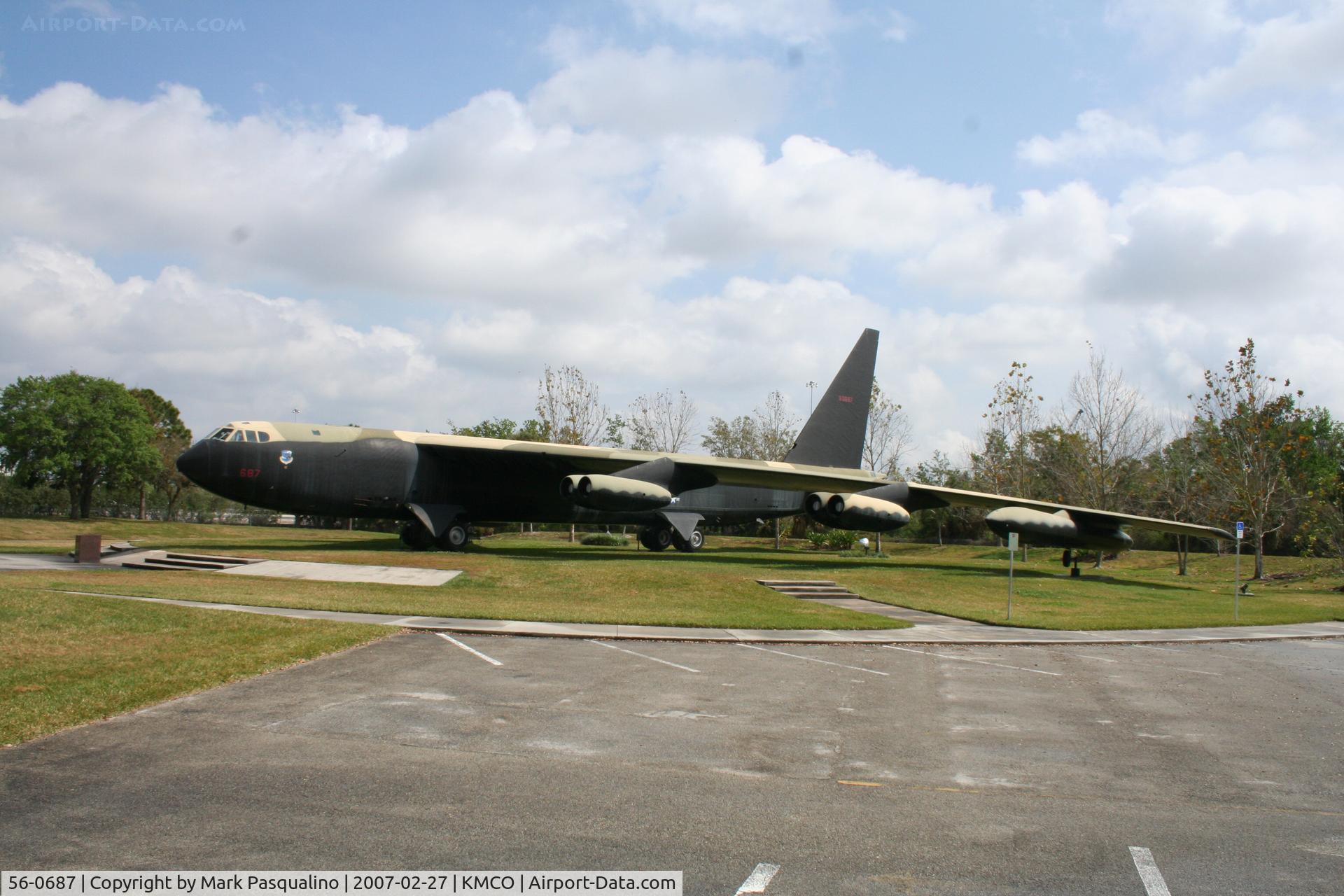 56-0687, 1956 Boeing B-52D Stratofortress C/N 464058, B-52D