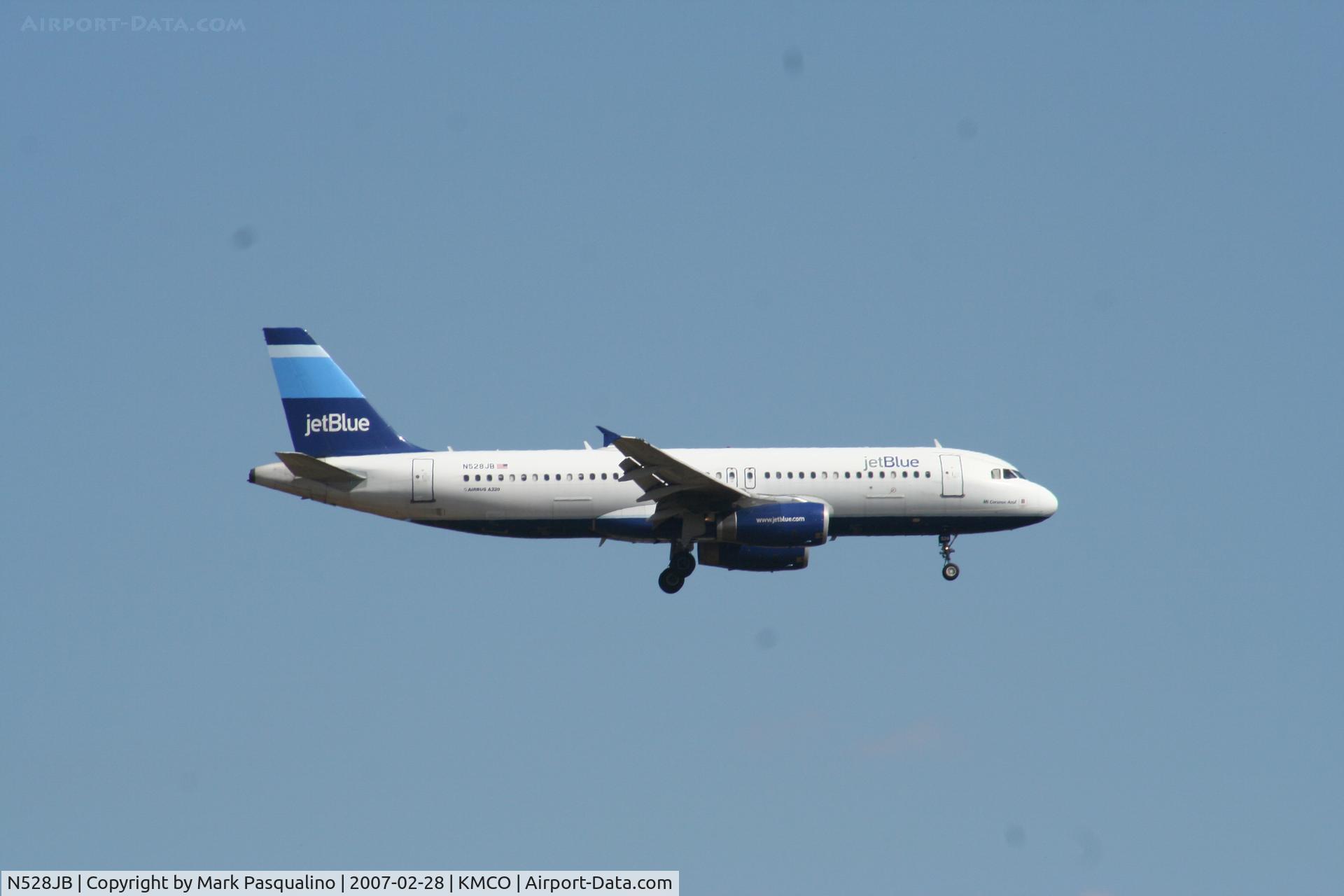 N528JB, 2001 Airbus A320-232 C/N 1591, Airbus A320