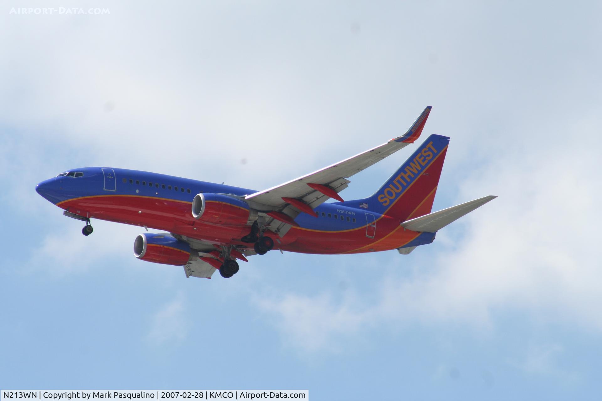 N213WN, 2005 Boeing 737-7H4 C/N 34217, Boeing 737-700