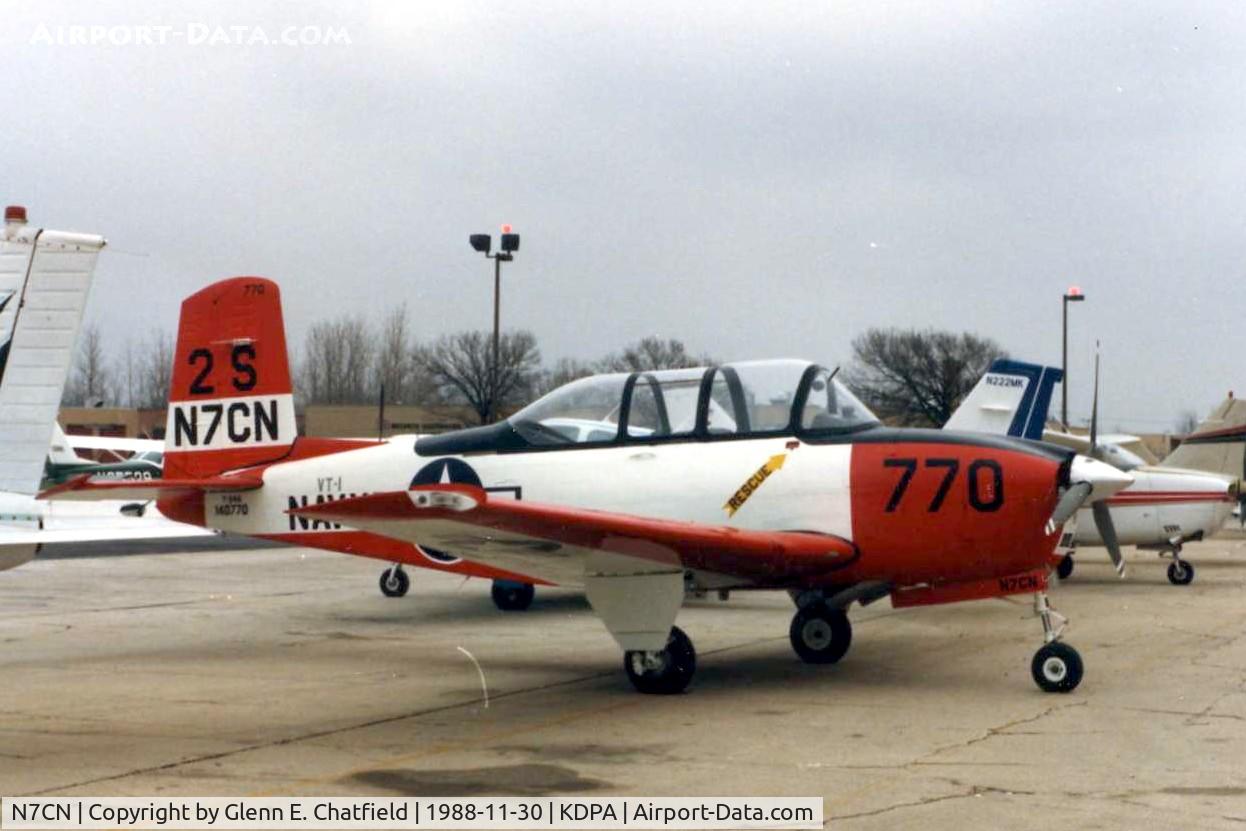 N7CN, 1952 Beech (CCF) T-34A (A45) Mentor C/N CCF34-45, T-34B 140770