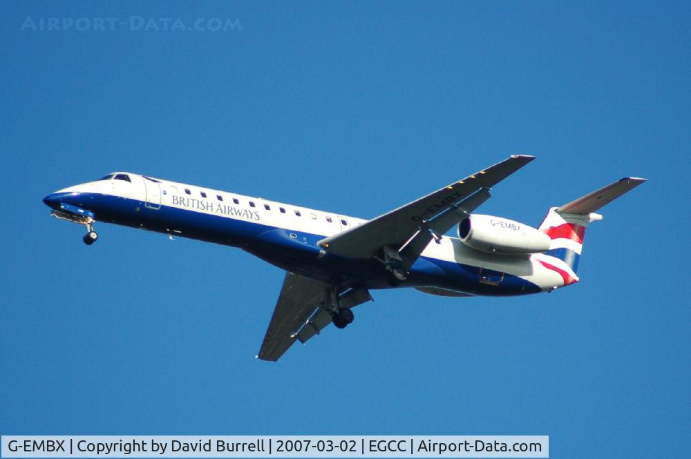 G-EMBX, 2002 Embraer EMB-145EU (ERJ-145EU) C/N 145573, British Airways - Landing