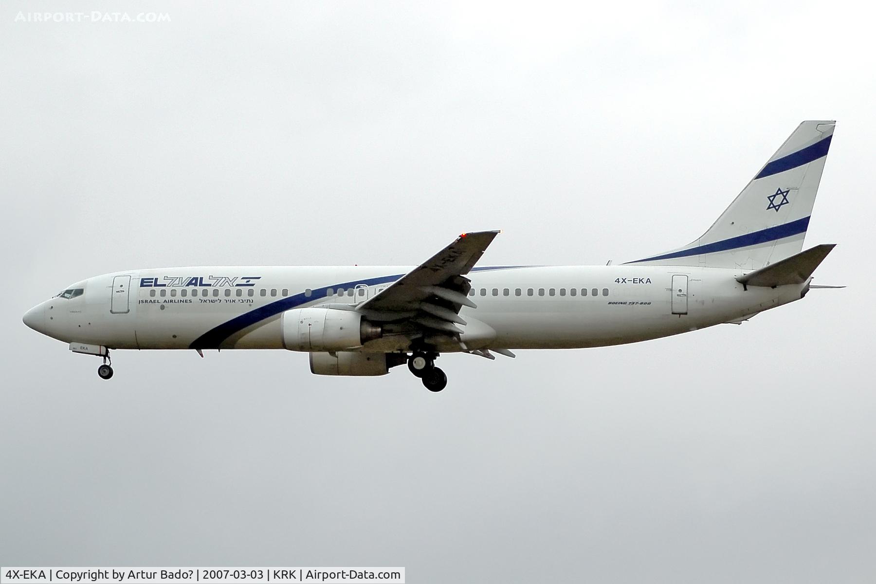 4X-EKA, 1999 Boeing 737-858 C/N 29957, EL-AL ISRAEL AIRLINES