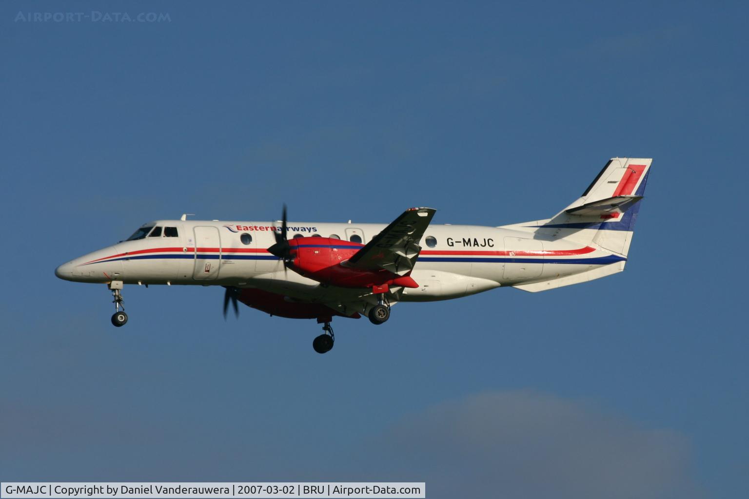 G-MAJC, 1992 British Aerospace Jetstream 41 C/N 41005, arrival of flight T3 4461