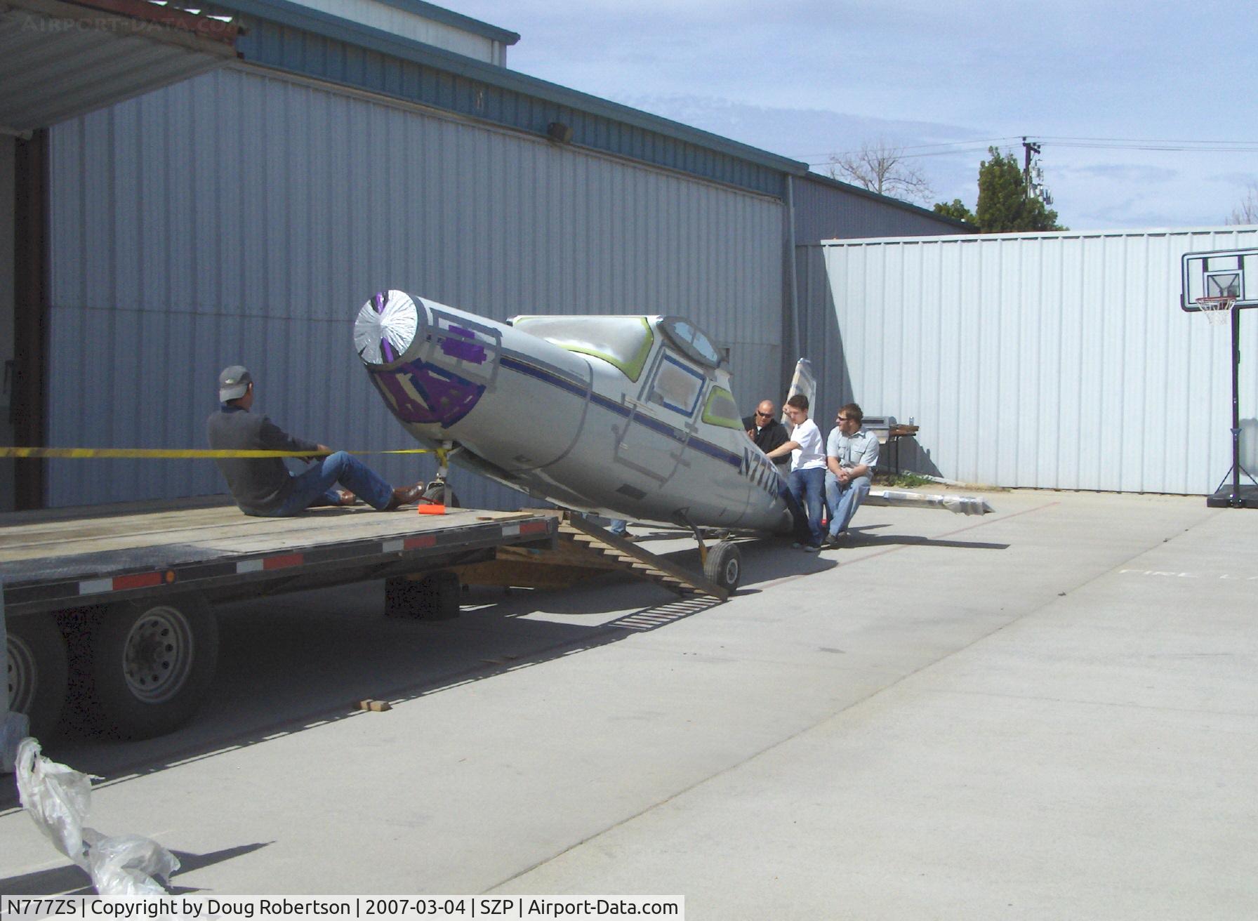 N777ZS, 2007 Hollmann Super Stallion C/N 030, Dierenfield Hollmann SUPER STALLION Turboprop, unloading-easy does it
