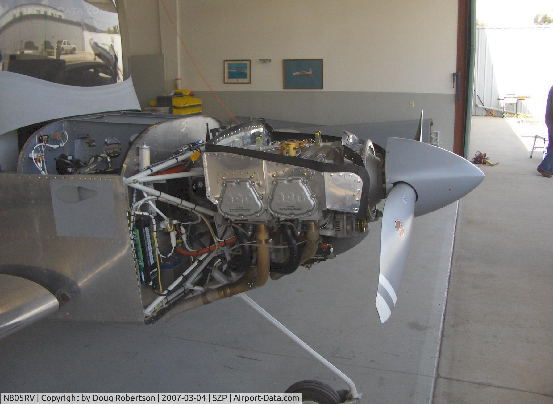 N805RV, 2007 Vans RV-6A C/N 25686, VAN's RV-6A, Lycoming Aero Sport IO-390-X 210 Hp, in construction
