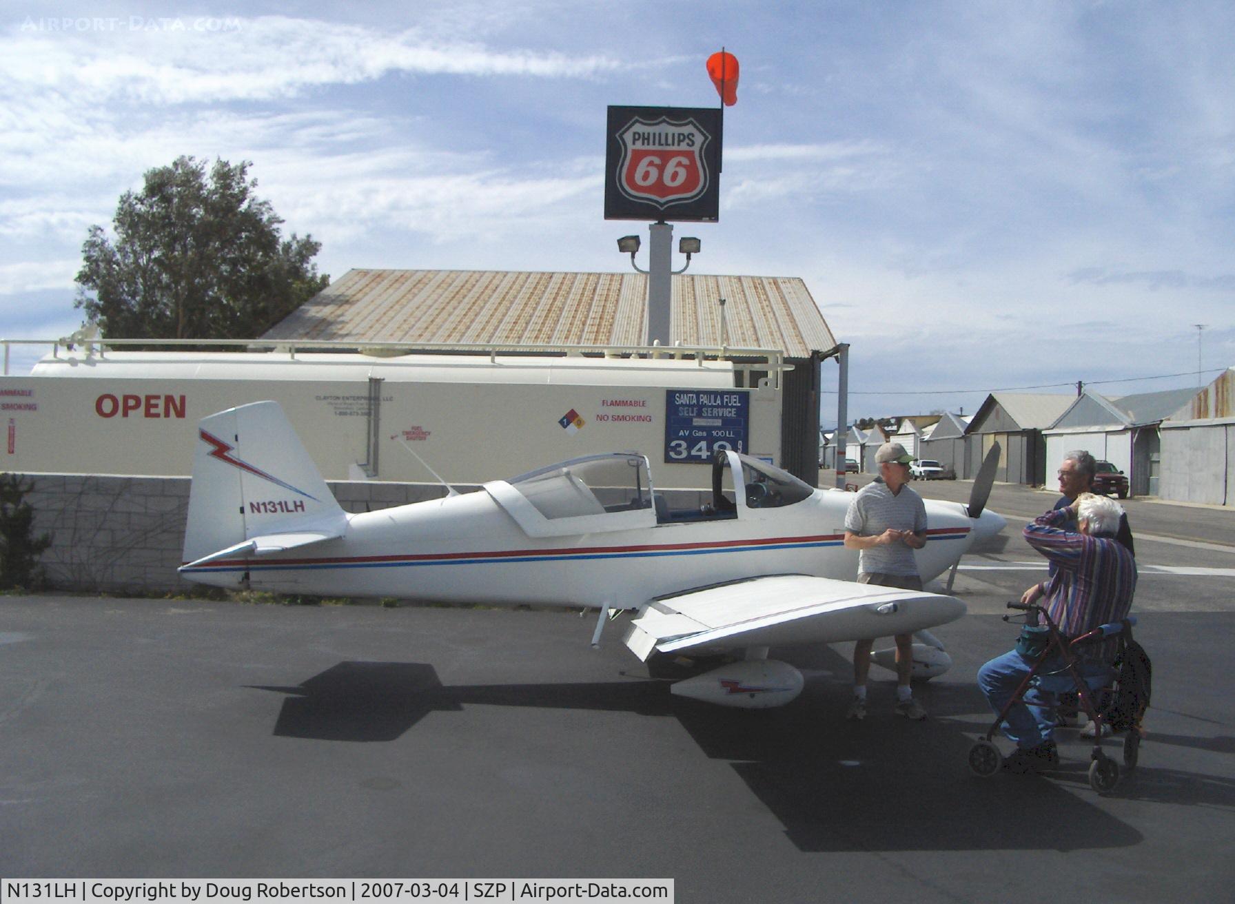 N131LH, 1993 Vans RV-6A C/N 20781, 1993 Williams VAN's RV-6A, Lycoming O-360-A1D 180 Hp, refueling