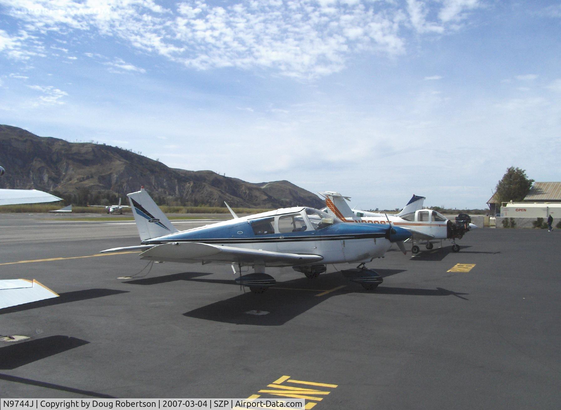 N9744J, 1967 Piper PA-28-180 C/N 28-3940, 1967 Piper PA-28-180 CHEROKEE, Lycoming O&VO-360 180 Hp