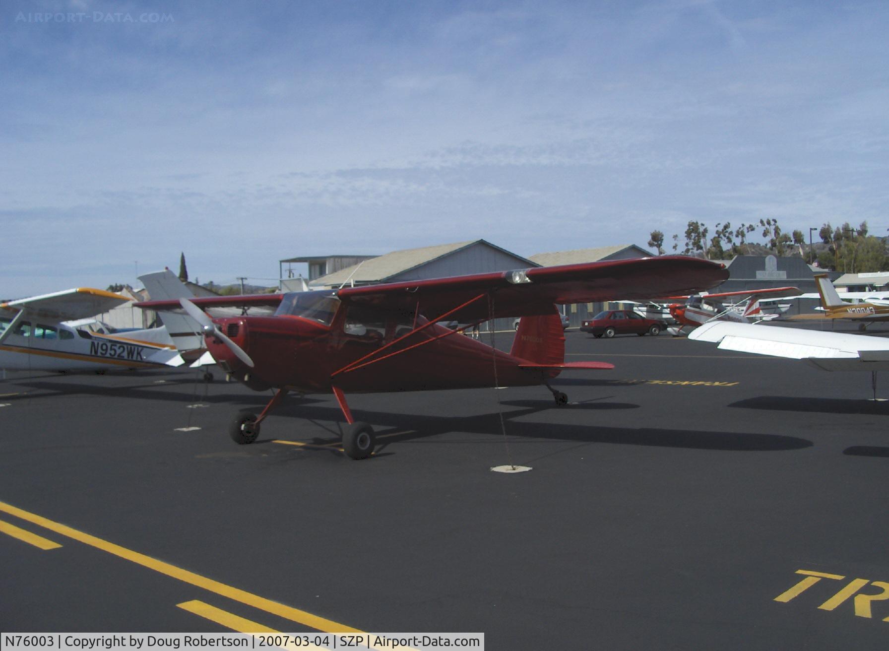 N76003, 1946 Cessna 140 C/N 10397, 1946 Cessna 140, Continental C85 85 Hp