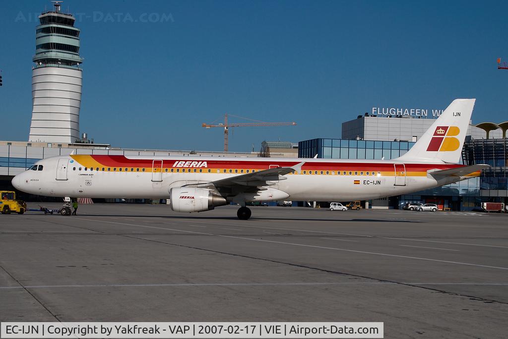 EC-IJN, 2002 Airbus A321-211 C/N 1836, Iberia Airbus 321