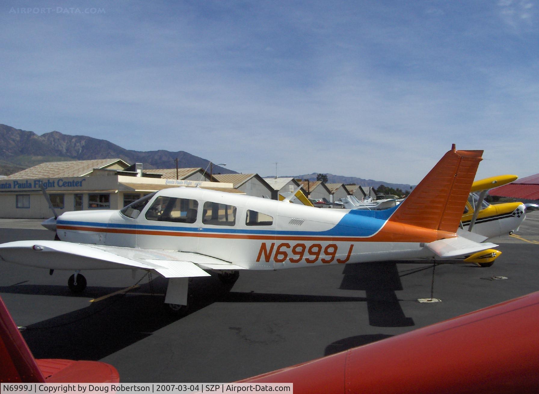 N6999J, 1976 Piper PA-28R-200 C/N 28R-7635373, 1976 Piper PA-28R-200 ARROW, Lycoming IO-360-B1E 200 Hp