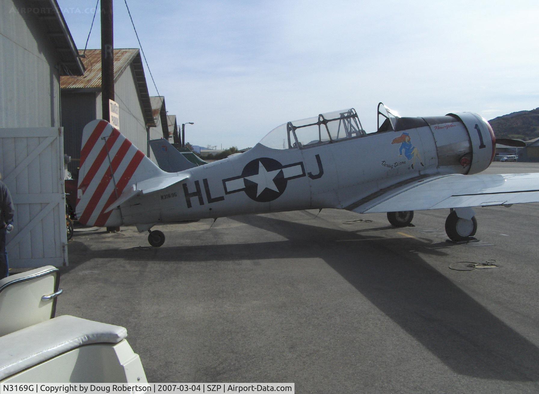 N3169G, 1945 North American AT-6F Texan C/N 121-42937, 1945 North American AT-6F TEXAN, P&W R-1340 550 Hp