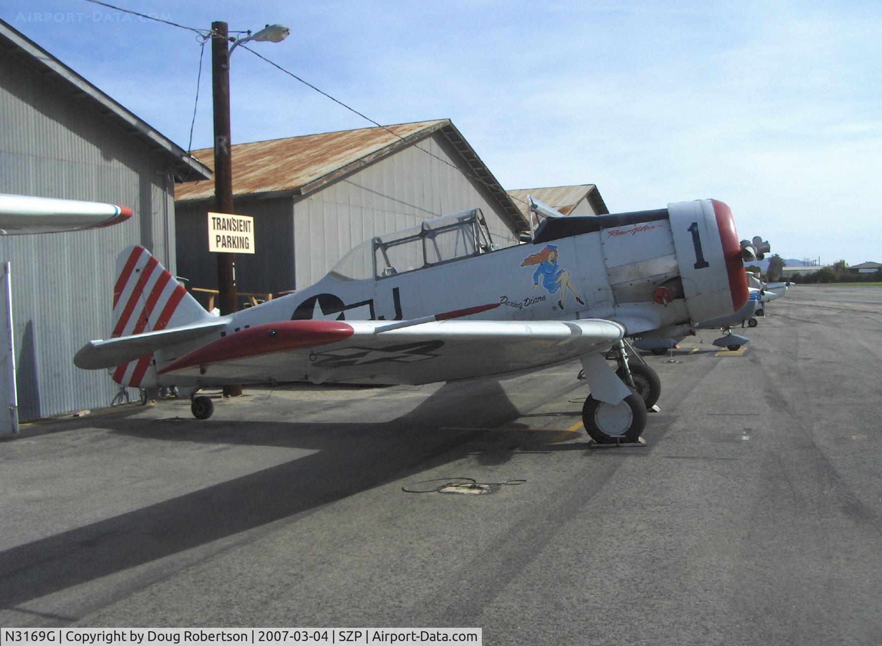 N3169G, 1945 North American AT-6F Texan C/N 121-42937, 1945 North American AT-6F TEXAN, P&W R-1340 550 Hp