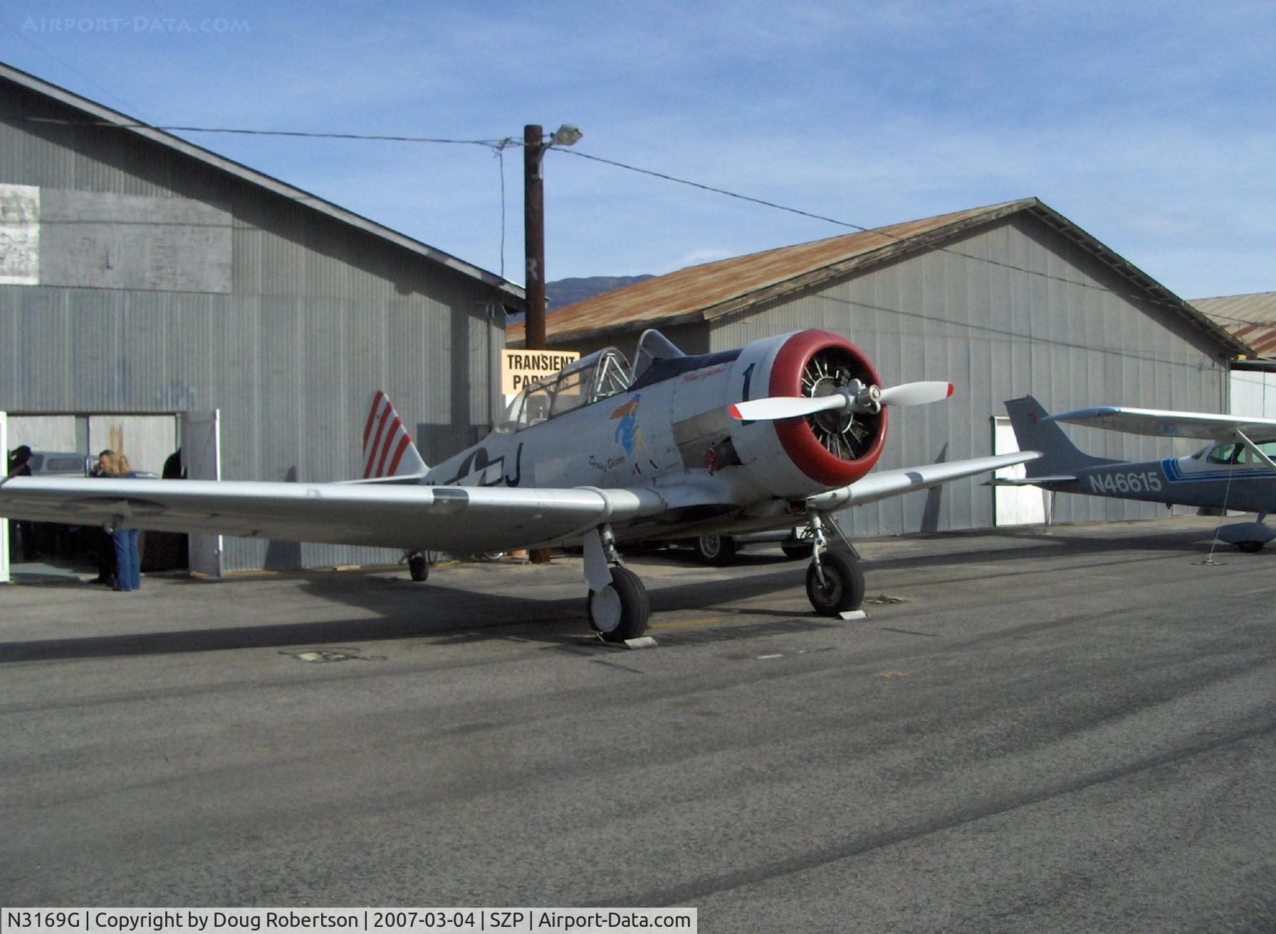 N3169G, 1945 North American AT-6F Texan C/N 121-42937, 1945 North American AT-6F TEXAN, P&W R-1340 550 Hp