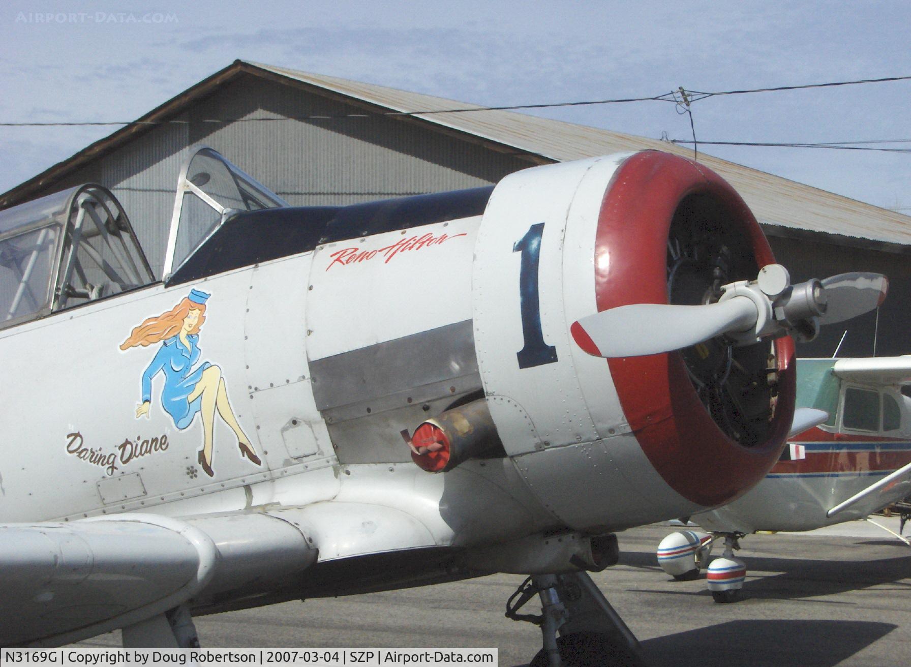 N3169G, 1945 North American AT-6F Texan C/N 121-42937, 1945 North American AT-6F TEXAN, P&W R-1340 550 Hp, 'Daring Diane'