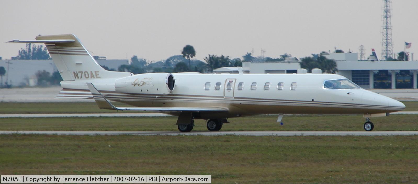 N70AE, Learjet Inc 45 C/N 227, Learjet 45
