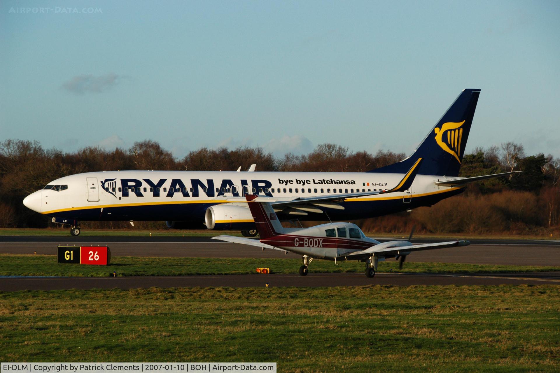 EI-DLM, 2006 Boeing 737-8AS C/N 33594, RYANAIR 737 800