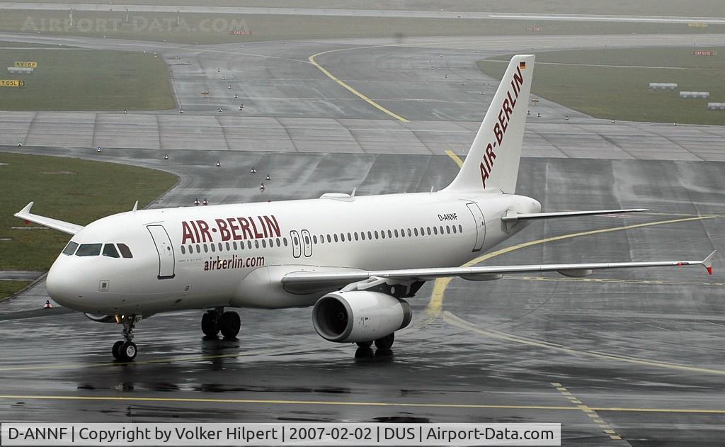 D-ANNF, 2001 Airbus A320-232 C/N 1650, Airbus A320 in wet lease of Blue Wings