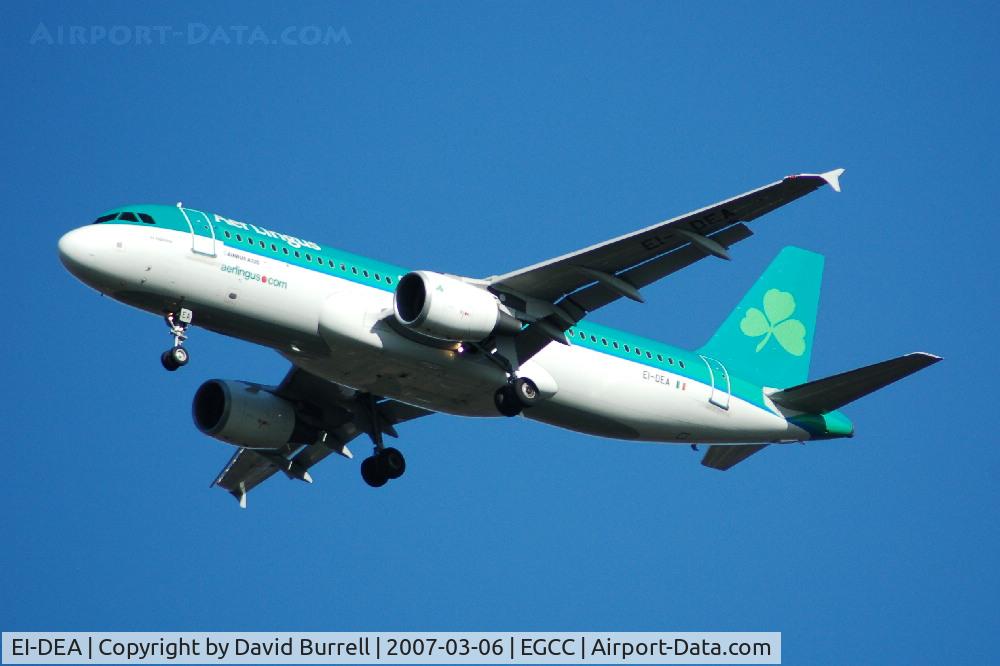 EI-DEA, 2004 Airbus A320-214 C/N 2191, Aer Lingus - Landing