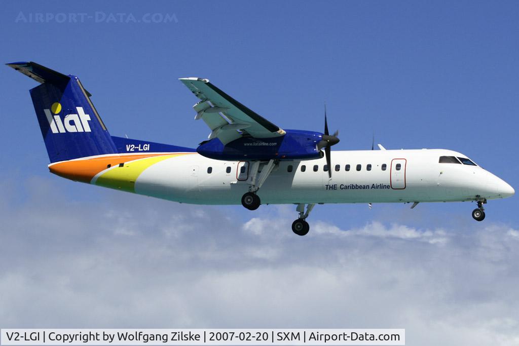 V2-LGI, 1992 De Havilland Canada DHC-8-311 Dash 8 C/N 325, visitor