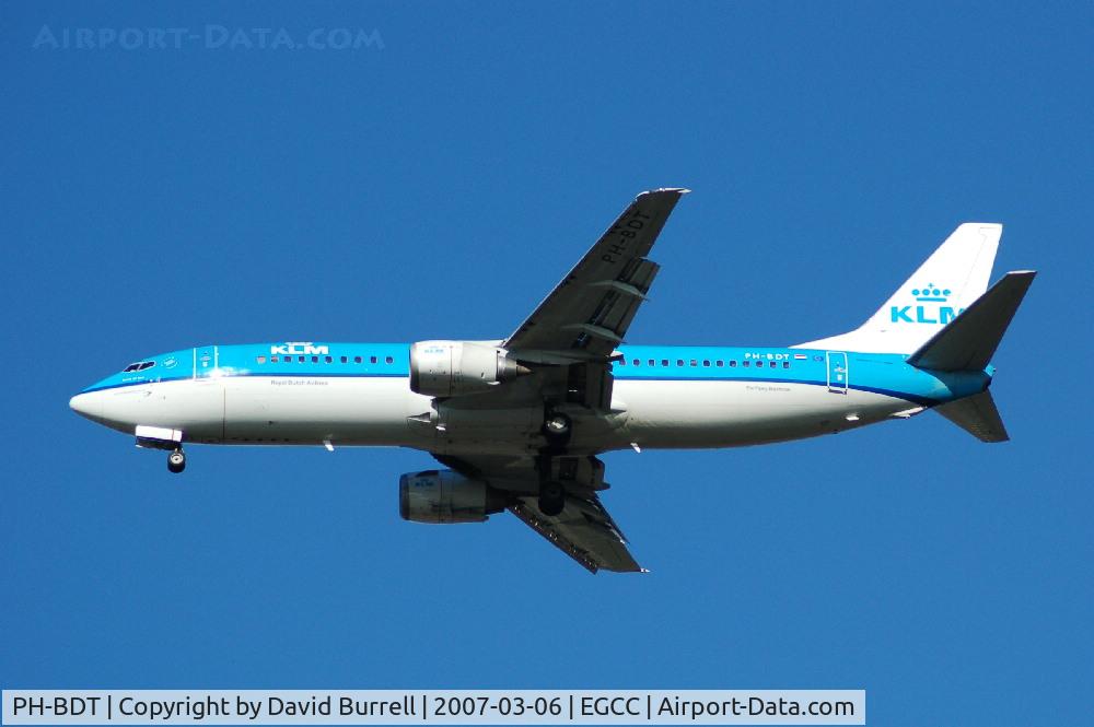 PH-BDT, 1989 Boeing 737-406 C/N 24530, KLM - Landing