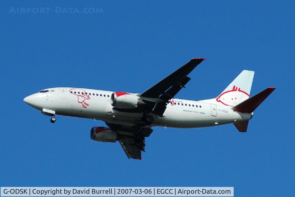 G-ODSK, 1997 Boeing 737-37Q C/N 28537, BMI Baby - Landing