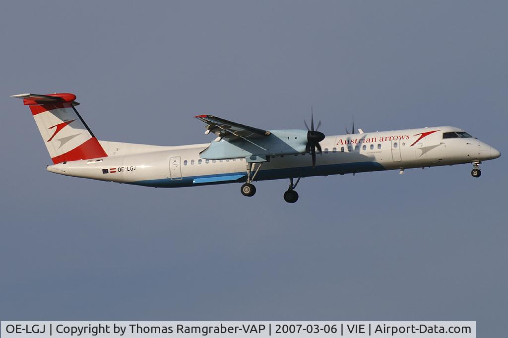 OE-LGJ, 2005 De Havilland Canada DHC-8-402Q Dash 8 C/N 4104, Austrian Arrows Dash8-400
