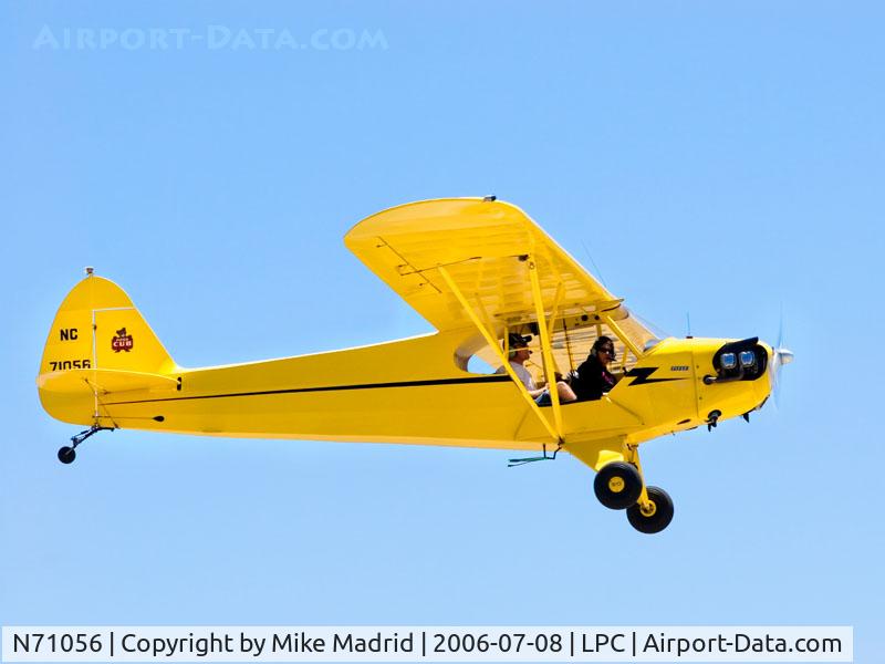 N71056, 1946 Piper J3C-65 Cub C/N 18077, Cub Fly In Lompoc Calif 2006