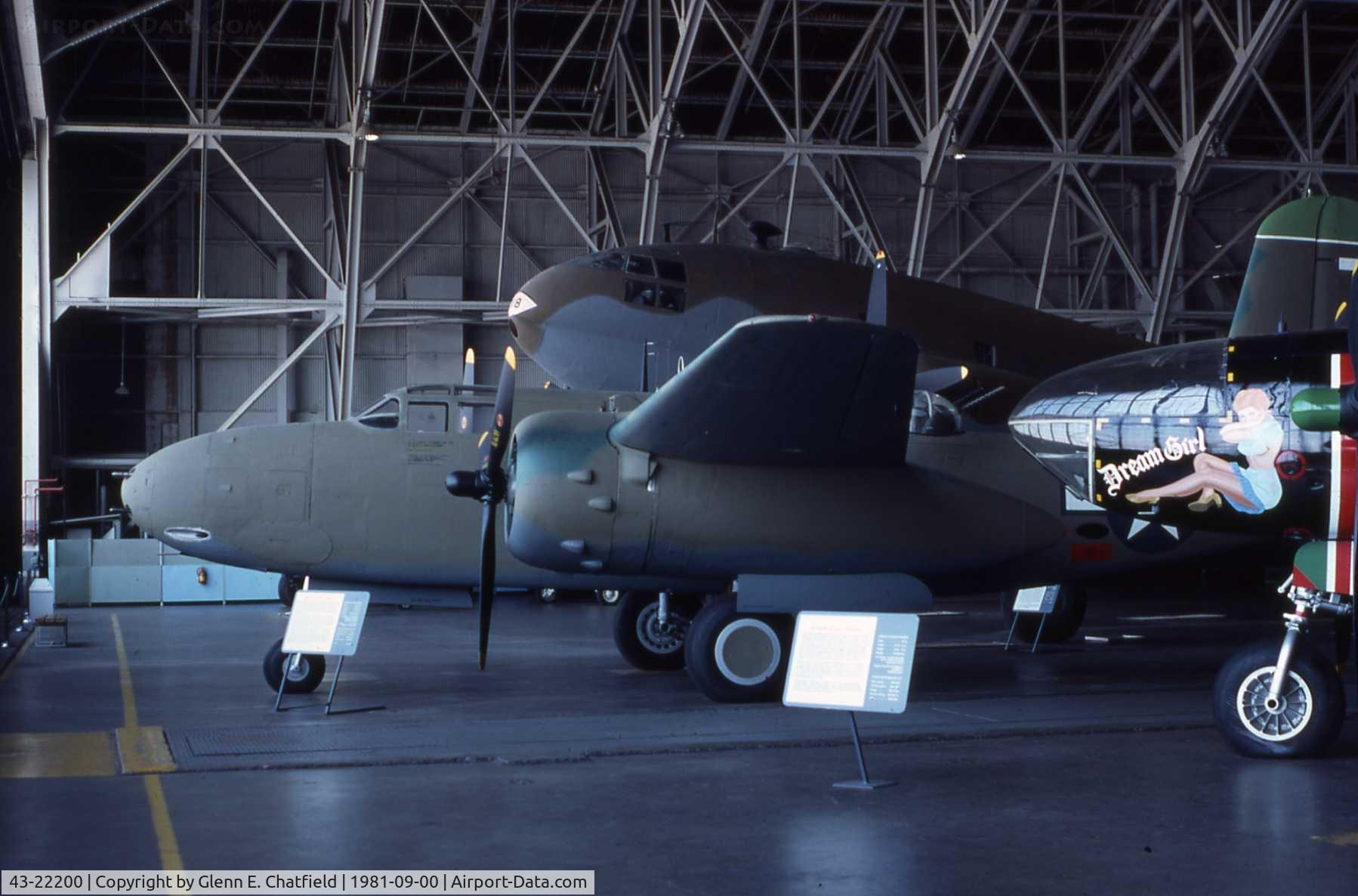 43-22200, 1943 Douglas A-20G Havoc C/N 21847, A-20G at the National Museum of the U.S. Air Force